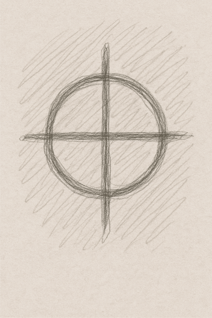 skitseret version af “Zodiac-symbolet”